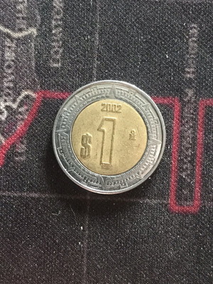 Mexico 1 Peso 2002 like new