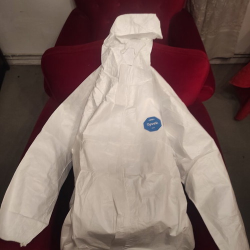 DuPont Tyvec 500 Xpert Protective Coveralls Large, sealed pack of 25, new