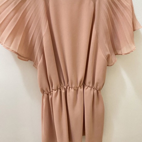 Toi&Moi short-sleeve blouse top size Large like new, pink