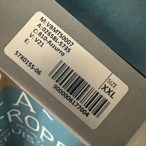 Vilebrequin St Tropez T-Shirt Men New, Size XL, Turquoise