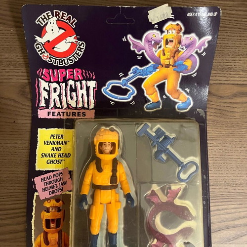 Ghostbusters καρτέλα μεταχειρισμένη Kenner δεκαετίας 80
