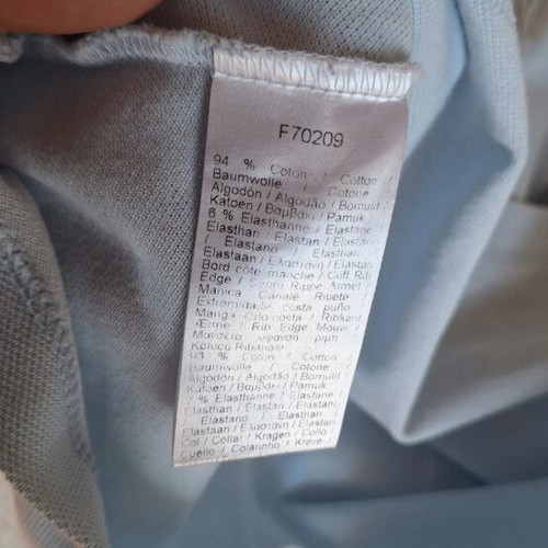 Lacoste light blue polo shirt size 34