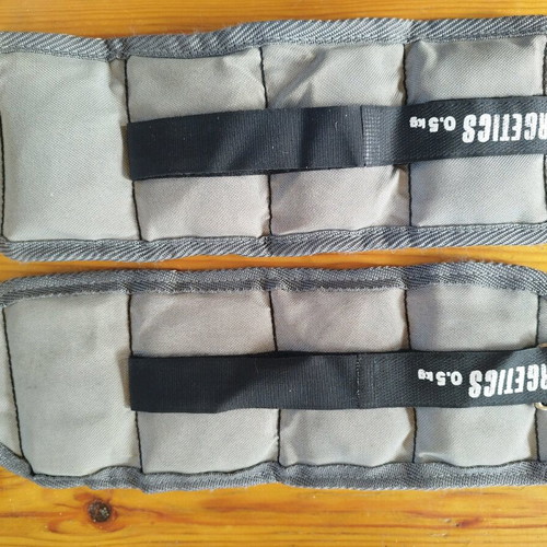Ankle or wrist weights used, 0.5 kg