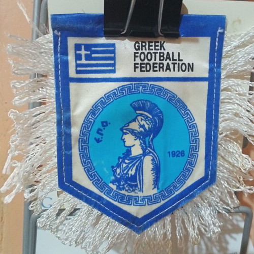 Greek Football Federation E.P.O. banner like new, rare, small