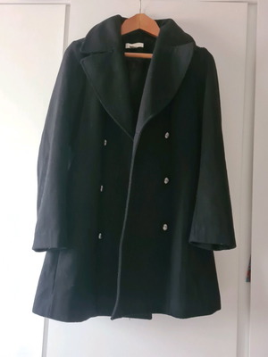 H&M Черно Палто Като Ново Размер M