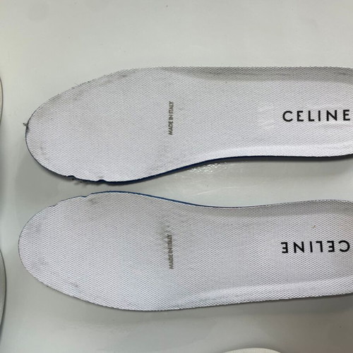 Celine leather sneakers like new, size 40, white