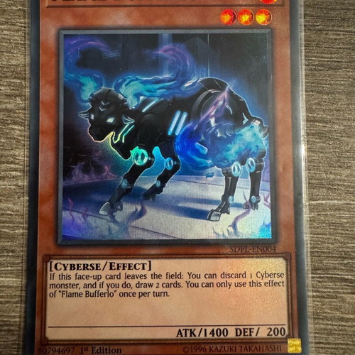 Flame Bufferlo YuGiOh new