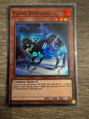 Flame Bufferlo YuGiOh new