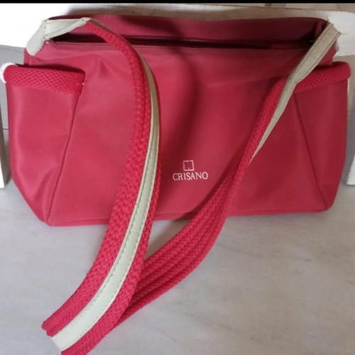 Crisano by Hunter shoulder bag like new, red and beige