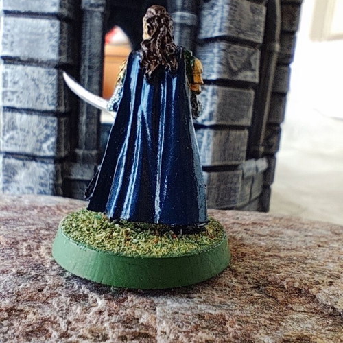 Lord Elrond metal miniature used, hand-painted from Lord of The Rings
