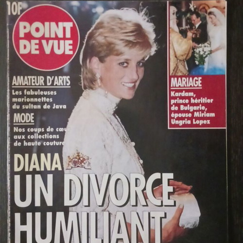 Point de Vue magazine Princess Diana July 1996