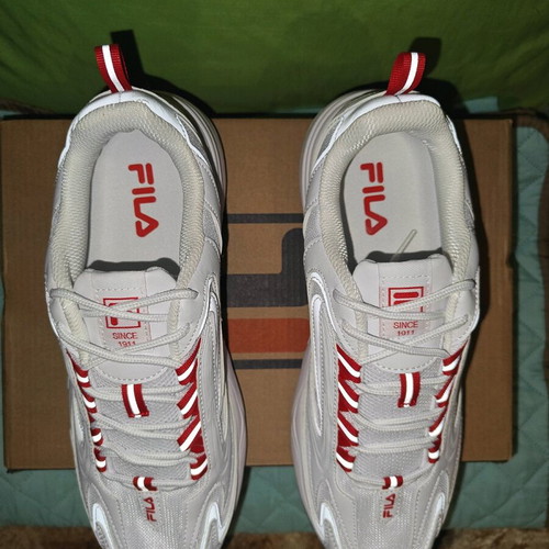 Fila Actix sneakers size 44 new, white and red