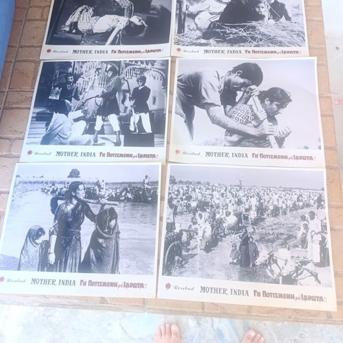 Mother India vintage lobby cards set of 7