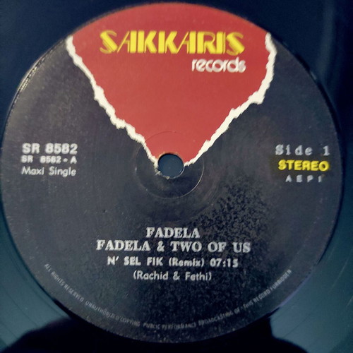 Two Of Us Blue Night Shadow Fadela N'Sel Fik 12'' Vinyl Maxi Single used