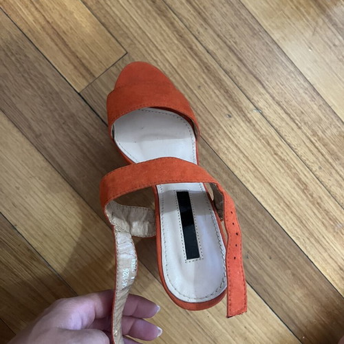Fullah Sugah platform sandals size 37 like new, 15cm heel