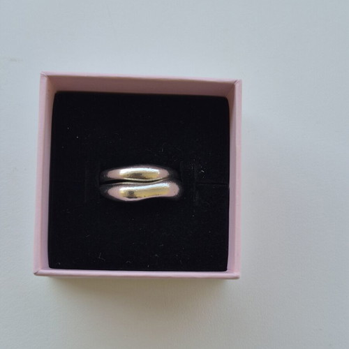 Pandora set of silver rings size 58, like new