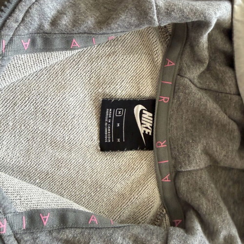 Nike Air cropped kids jacket size M like new, grey