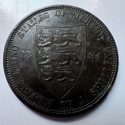 England Victoria 1894 used XF coin