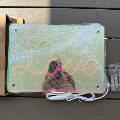 LED Lamp Infinity Mirror Love new decorative 3D effect
