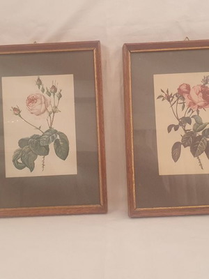 Paintings used, set of 2 pieces 19cm x 23cm