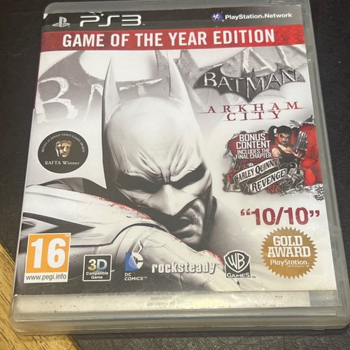 Batman Arkham City PS3 in excellent condition