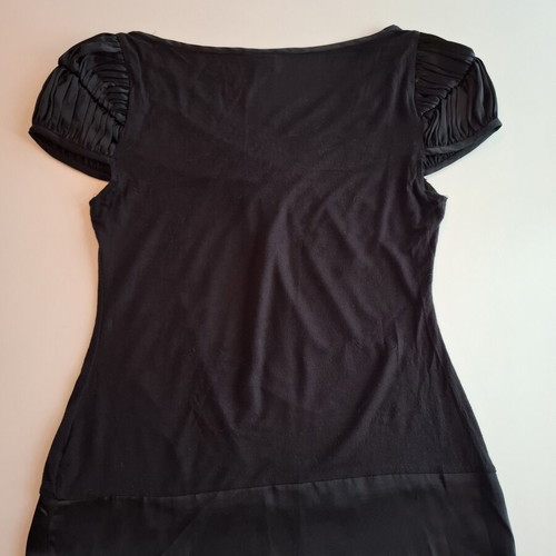 Miss Sixty black blouse size M used, cotton and elastane