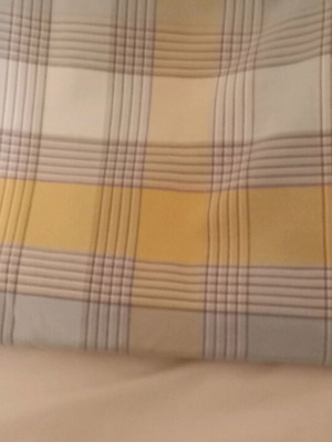 Tablecloth new, almost square 1.10x1.08 gray croc