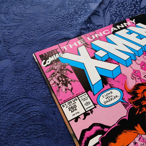 Uncanny X-Men #260 used Marvel comic 1990