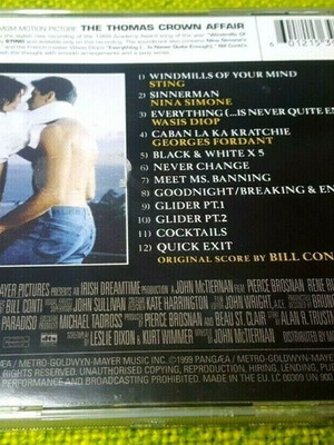 The Thomas Crown Affair CD μεταχειρισμένο, μουσική από την ταινία MGM