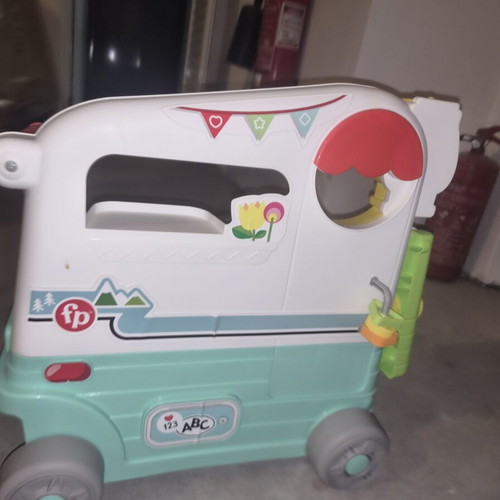 Fisher-Price Laugh & Learn Educational Playhouse 3 in 1 used, missing 2 shapes