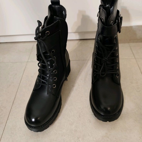 Women's black ankle boots new, size 36