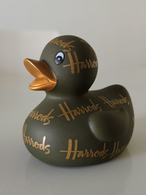 Συλλεκτική πάπια Harrods Gold Logo Rubber Duck σαν καινούργιο