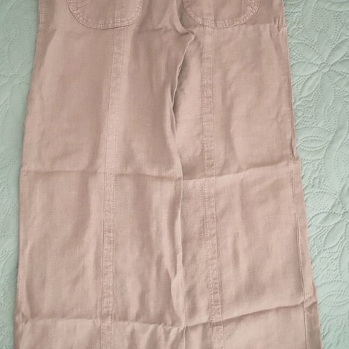Linen pants Small gray Straight brand like new