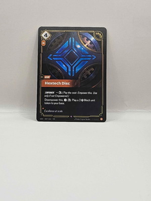 League of Legends Riftbound Vendetta Hextech Disc like new