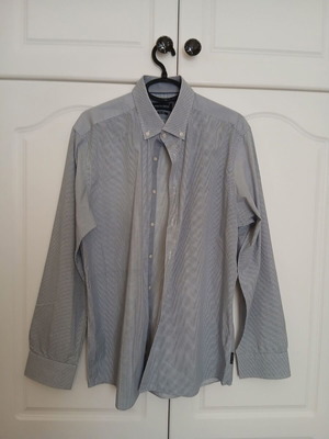 Navy & Green shirt size XL like new, blue