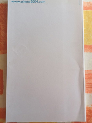 Athens 2004 Olympic Games official opening ceremony program used