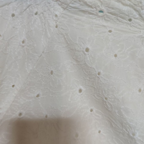 Women's cotton blouse used, white, loose fit, sizes L and XL