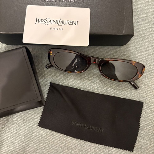 Saint Laurent SL 557 Shade 002 sunglasses new, brown