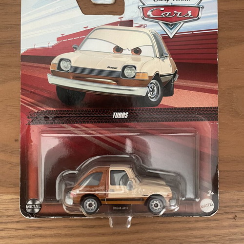 Disney Cars Tubbs toy car new, sealed
