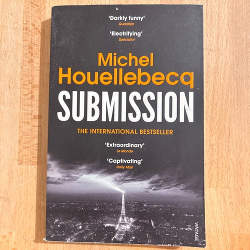 Book Submission Michel Houellebecq like new