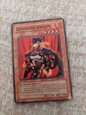 Yu-Gi-Oh Command Knight card