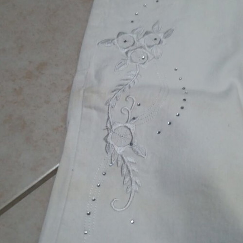 White denim jeans, size M / 38 / 10