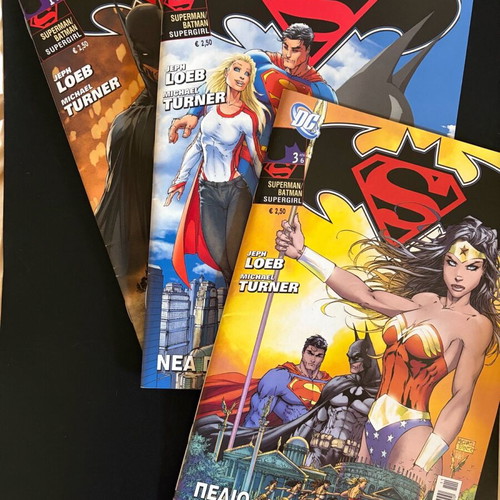 Superman/Batman/Supergirl collectible issues new, 1 to 3, Greek