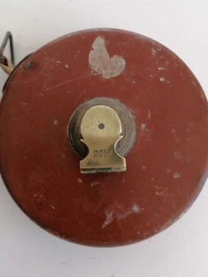 Vintage fabric tape measure 20m used