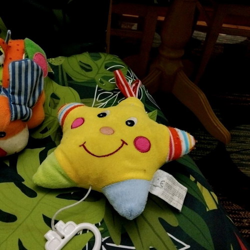 Plush toys used, set of 3 pieces