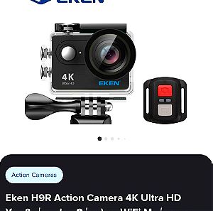 Eken H9R Action Camera 4K Ultra HD Υποβρύχια (με Θήκη)