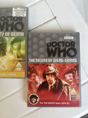 Doctor Who DVDs new, 3 discs, Tom Baker series, dubbed