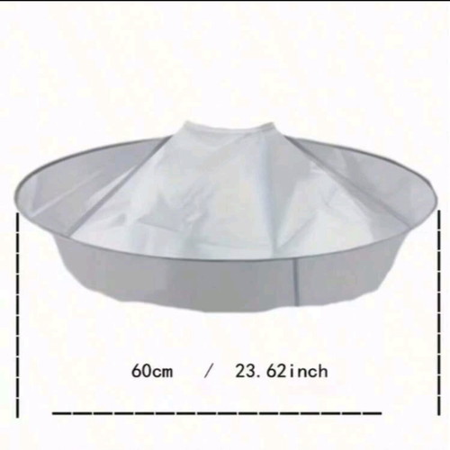 Hairdressing cape new, adjustable umbrella style, diameter 60 cm