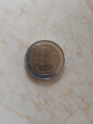 Commemorative two-euro coin used