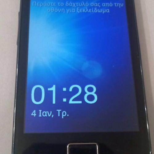 Samsung Galaxy Ace GT-5830i used, black, missing memory card cover